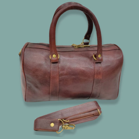 Starco Genuine Leather Duffle Bag 2